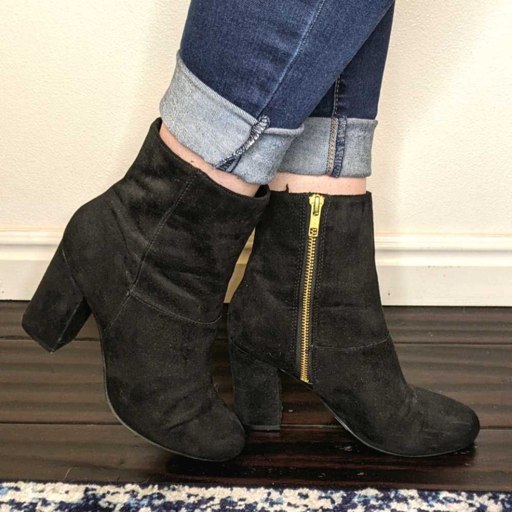 H&M Side Zip Booties